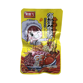 Снек HuangPengFei со вкусом морепродуктов 18г