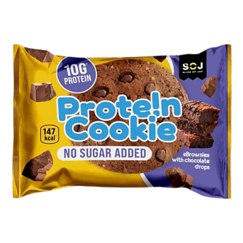 Печенье Prote!n Cookie Шоколадное брауни с молочным шоколадом 37г