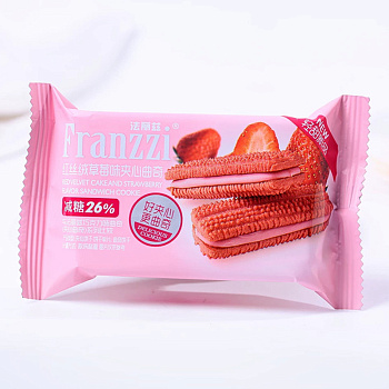 Печенье Franzzi с клубничной начинкой 40г