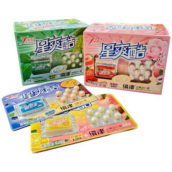 Пластинки мятные Yageli Драже фруктовые 6,8г