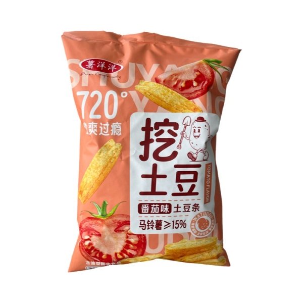 Chipsy ShuYangyang Cuipian s tomatnym vkusom 102g
