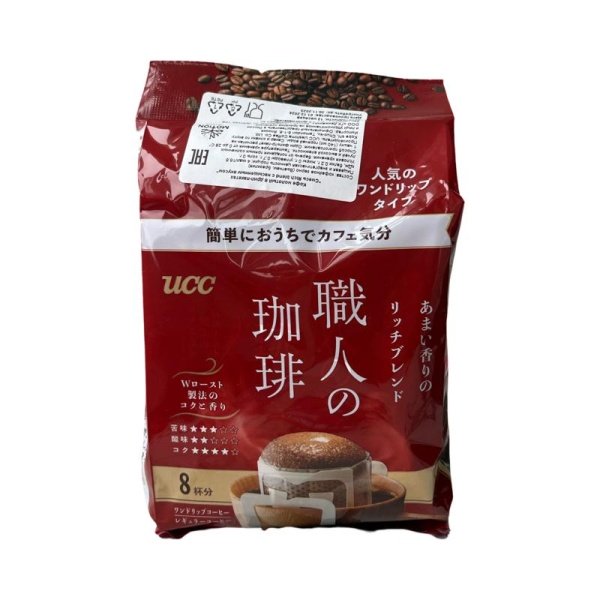 Kofe UCC molotyy drip-paket Rich blend 7g