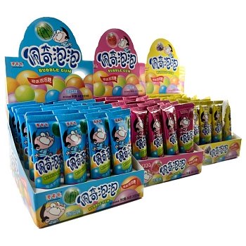 Жевательная резинка Piaoliangto в тюбике фруктовая 18г