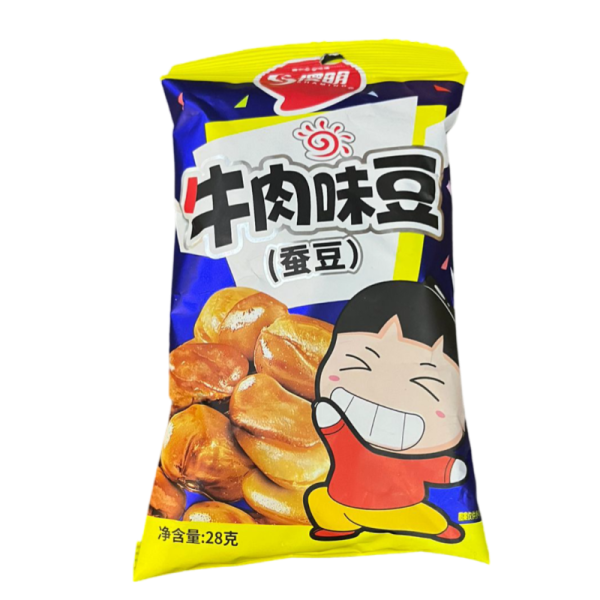 Sneki Shaming obzharennye boby so vkusom govyadiny 28g