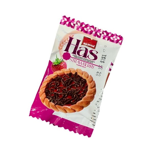 Pechene Has s zhele so vkusom klubniki s shokoladnoy kroshkoy 17g