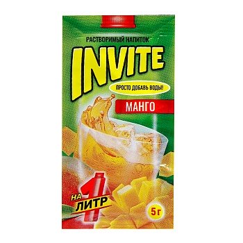 Напиток растворимый Invite манго 5г