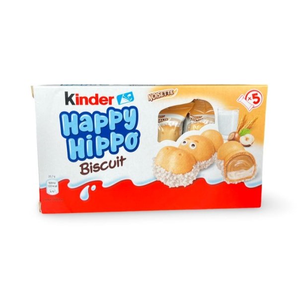 Batonchik vafelnyy Kinder Happy Hippo s molochno-orekhovoy nachinkoy 103,5g