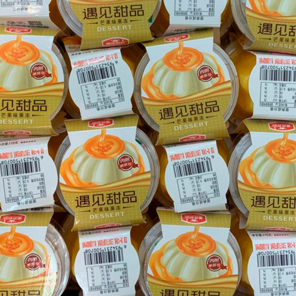 Puding Guoranpiaopiao s fruktovoy nachinkoy Dessert 115g