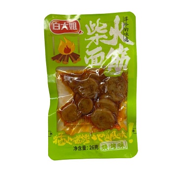 Соевое мясо Sister Bai колбаски барбекю 26г