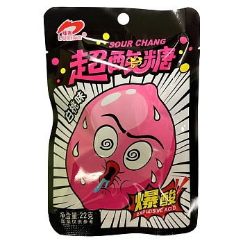 Конфеты Hong Tai Luxing Супер кислые микс вкусов 22г