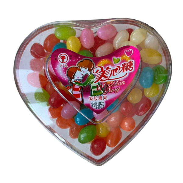 Zhevatelnye konfety Meixin s fruktovym vkusom 115g