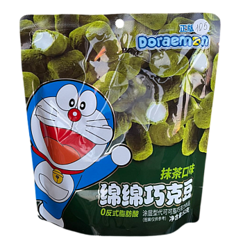 Конфеты Doraemon шоколадные со вкусом матча 52г