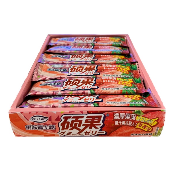 Konfety zhevatelnye Jelly Swiss Candy klubnika 14g_2