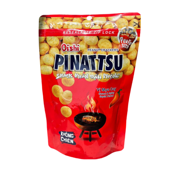 Arakhis v glazuri OISHI so vkusom ostorgo kalmara na grile 85g