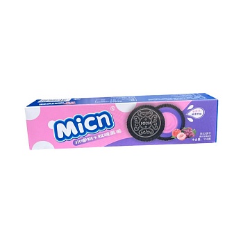 Печенье-сэндвич Micn со вкусом персика и винограда 116г