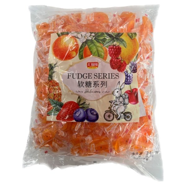 Konfety Huifuylian Fudge Series Apelsin 2,5kg