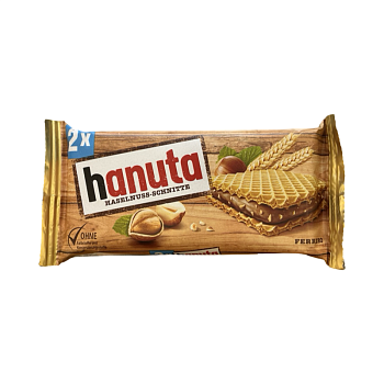 Вафли Ferrero Hanuta с шоколадно-ореховой начинкой 44г