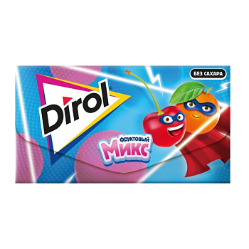 Жевательная резинка Dirol фруктовый микс 13.5г