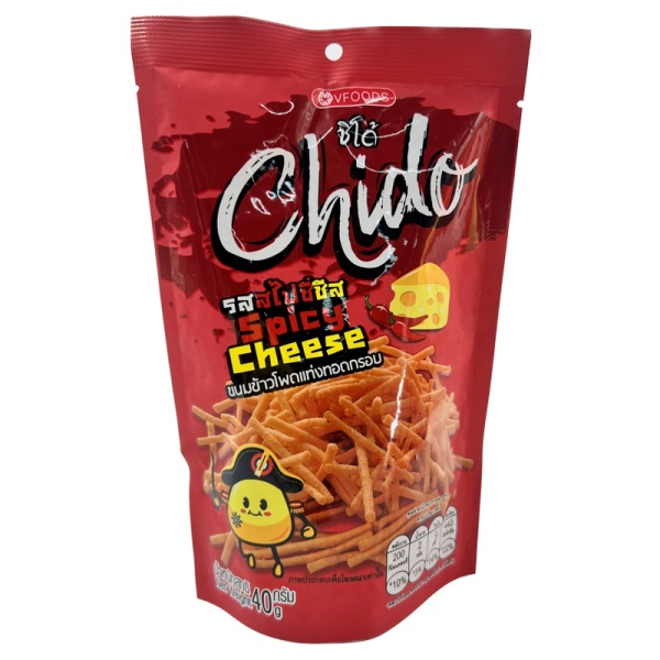 Palochki VFoods CHIDO pshenichno-kukuruznye so vkusom ostrogo syra 40g_2