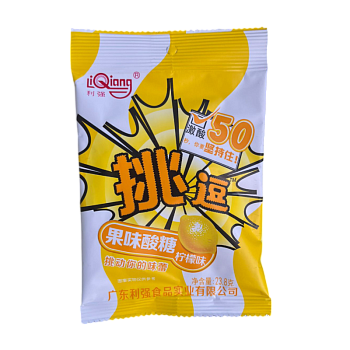 Конфеты LiQiang со вкусом лимона 24г