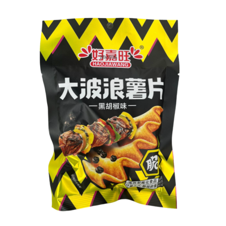 Chipsy HaoJiaWang riflenye so vkusom shashlyka