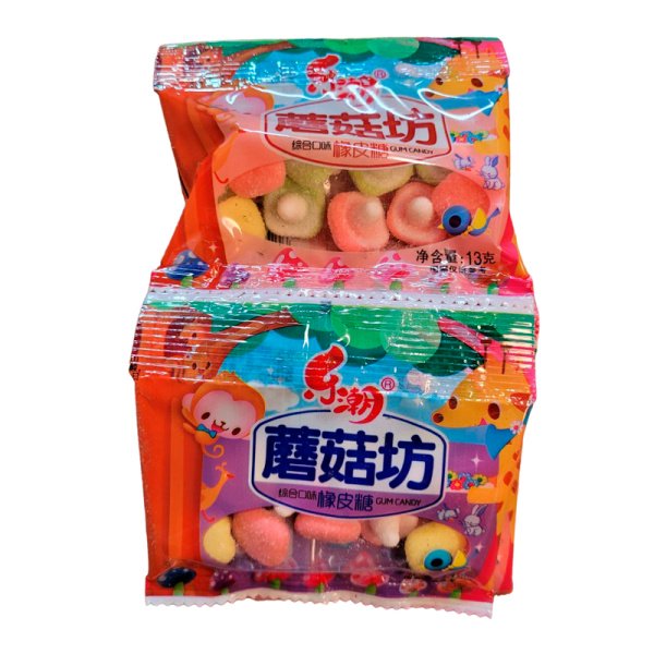 Konfety zhevatelnye Mush Gribochki fruktovye 13g