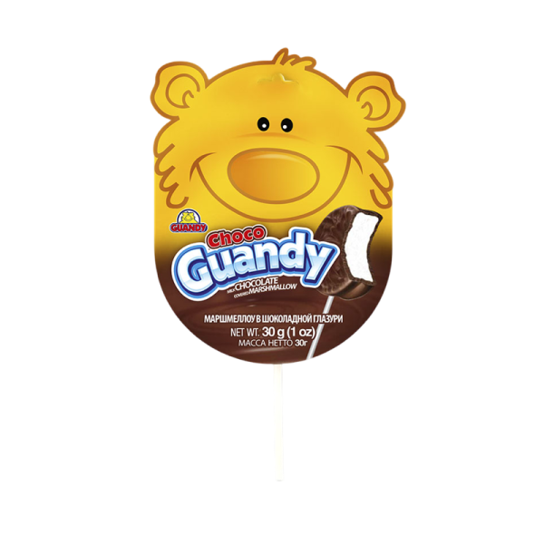 Marshmellou Guandy Guandi Mishka v shokolade na palochke 30g_2
