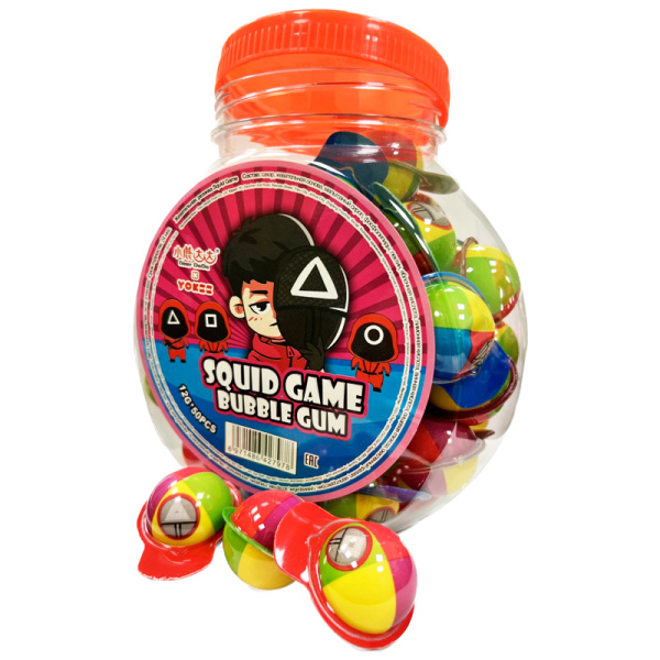 Zhevatelnaya rezinka Deer DaDa s zhidkoy nachinkoy Igra v kalmara 12g