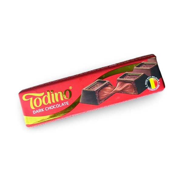 Shokoladnyy batonchik Todino temnyy s nachinkoy karemel 40g