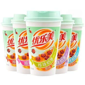 Чай Youlemei молочный с тапиокой клубничный 70г