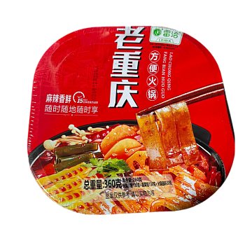 Лапша самозапаривающаяся Braised lion Head по рецепту Чунцин 360г