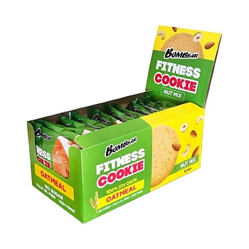 Печенье Bombbar овсяное Ореховый микс 40г