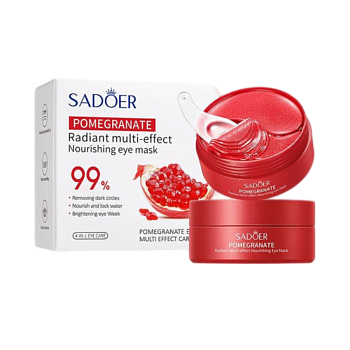Патчи Sadoer для глаз антивозрастные с экстрактом граната 80г