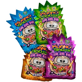 Шипучка Kuang Tiao Микс вкусов в коробке 11г