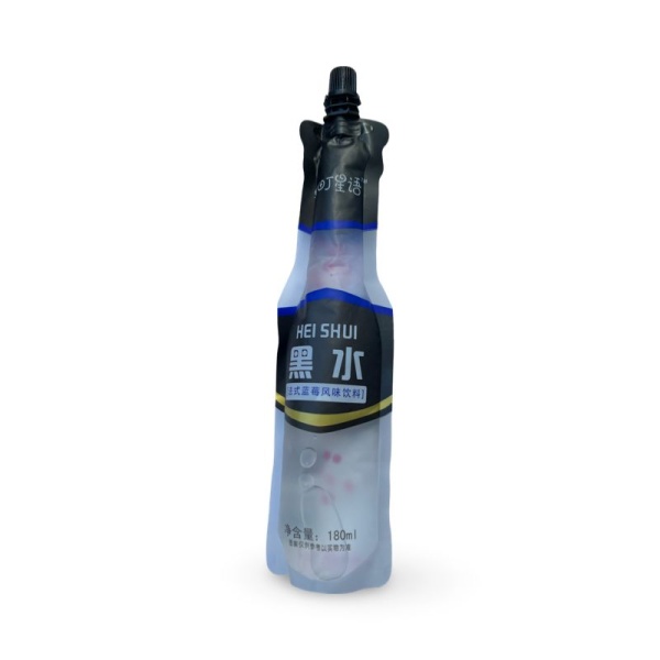 Napitok Guotingxingyu Hei Shui Blue Cola s kusochkami zhele so vkusom cherniki 180ml