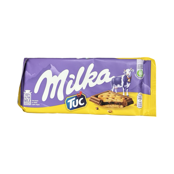 Shokolad molochnyy Milka Tuc s solenym krekerom 87g