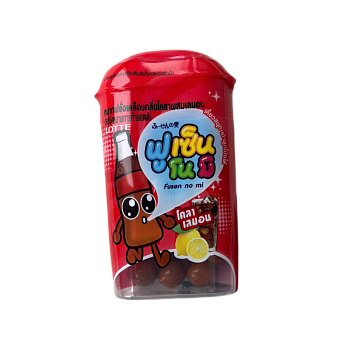 Жевательная резинка Fusen No Mi драже Кола и лимон 15г