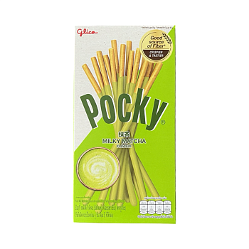 Печенье Pocky Бисквитные палочки с глазурью со вкусом зеленого чая Матча 45г