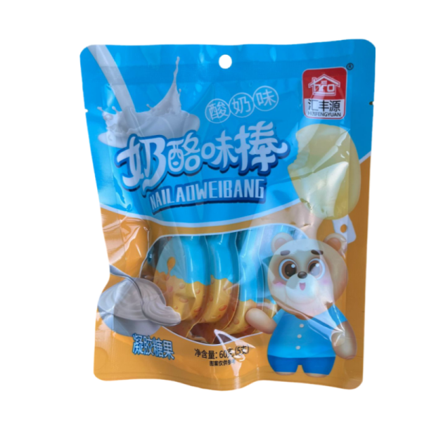 Zheleobraznye konfety Huifengyuan so vkusom yogurta 60g