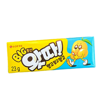 Жевательная резинка Lotte Big Bubble Gum Манго 23г