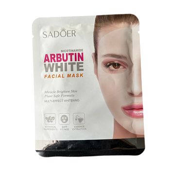 Маска Sadoer для лица с никотинамидом арбутином