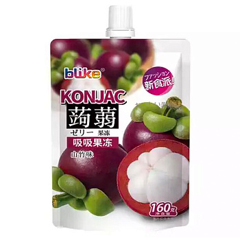 Желе питьевое с конжаком Blike Мангустин 160г