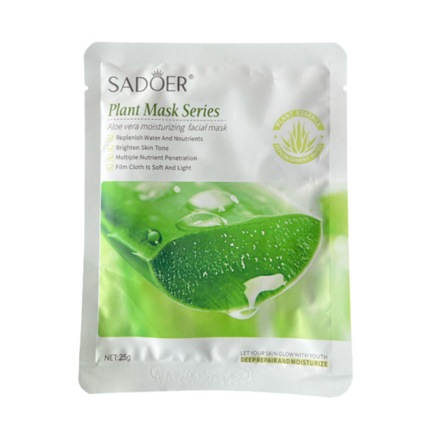 Maska Sadoer dlya litsa rastitelnaya s aloe 25g