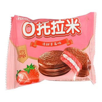 Печенье Torami Youbao с начинкой Клубника 30г