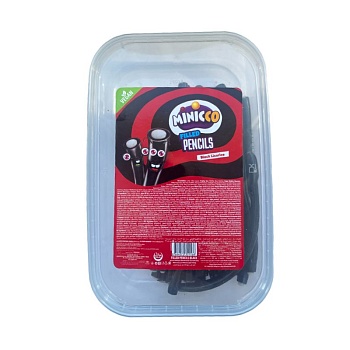 Мармелад в банках Miniccco Sour Pencil Black 200г