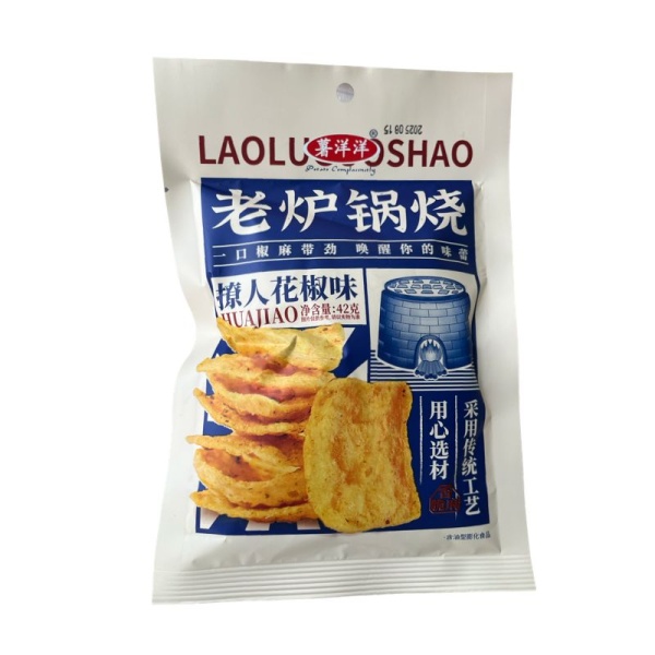 Chipsy ShuYangyang Huajiao so vkusom nori 42g