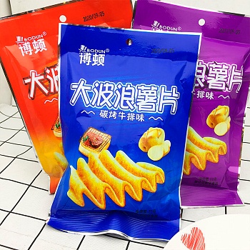 Чипсы Bodun Big Wave стейк 45г