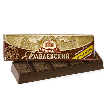 Шоколад Бабаевский с шоколадной начинкой 50г