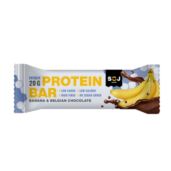 Proteinovyy batonchik Protein Bar s bananom v molochnom shokolade 50g
