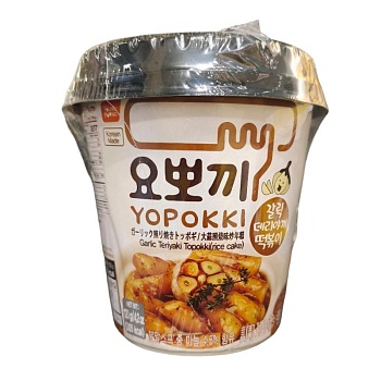 Токпокки Yopokki Garlic Teriyaki со вкусом чеснока и терияки 120г